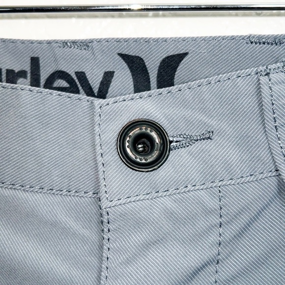 Hurley Boys Colorblock Gray And Navy Blue Board Shorts - Picture 7 of 14